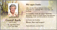 eine Anzeige