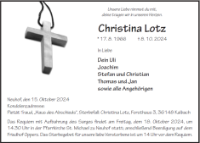 eine Anzeige